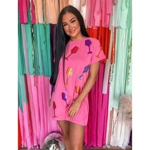 Queen of Sparkles | Wine Dress.